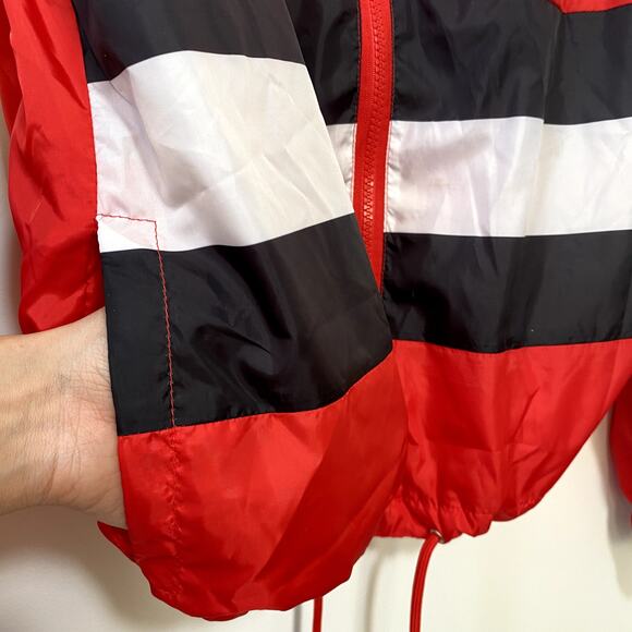 Red NASA Graphic Windbreaker by Chemistry L With Pockets - Picture 6 of 6